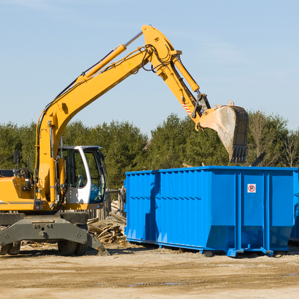 are there any restrictions on where a residential dumpster can be placed in Ilchester MD